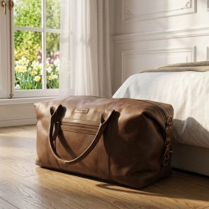 HB-1314-55-N70-Brown-Small_Weekendtaske_Firmajulegaver_AI_2